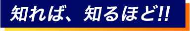 知れば、知るほど！！